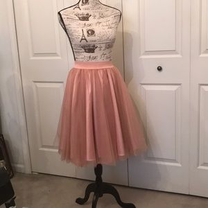 French Kiss dusty rose ballerina skirt. Sz S. New